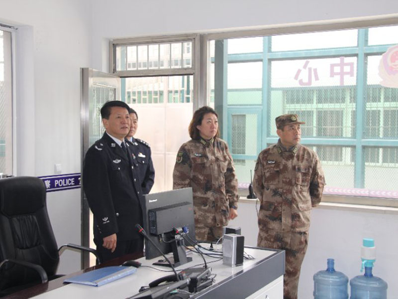 體育訓練中心領導參觀省強戒所應急指揮中心