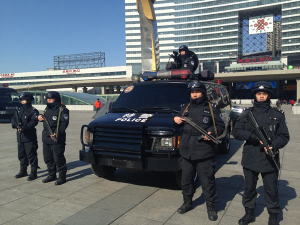 現在沈陽北站警務巡邏，裝備的更新給百姓帶來更大的安全感