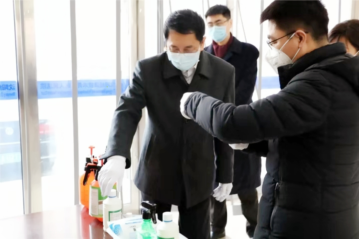 段文龍實地察看基層法院工作區域疫情防控情況
