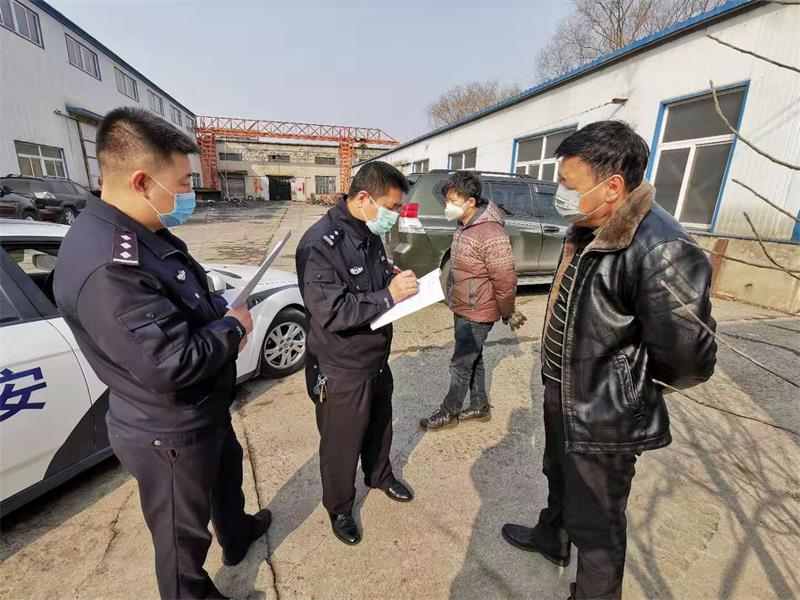 遼陽縣公安開啟護航企業復工模式
