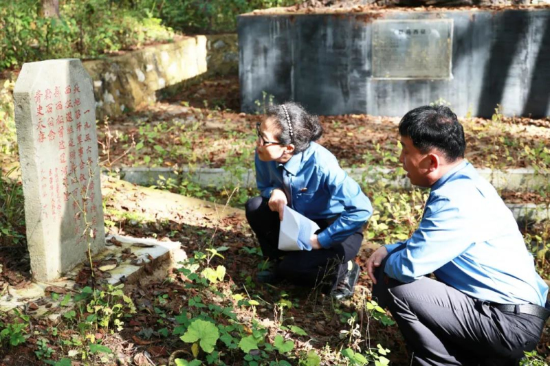 本溪檢察干警現場勘查部分紅色遺址現狀_編輯