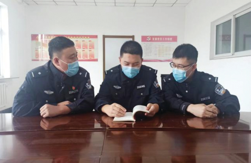 北鎮監獄對青年民警進行培訓。副本